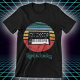 retro synth tshirts