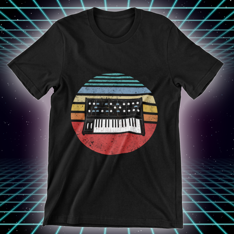 Moog prodigy retro synth tshirt